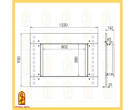 Рамка КАДР 800 Мета