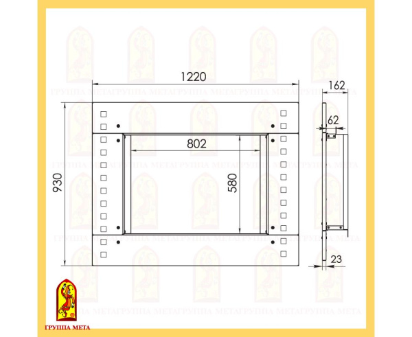 Рамка КАДР 800 Мета
