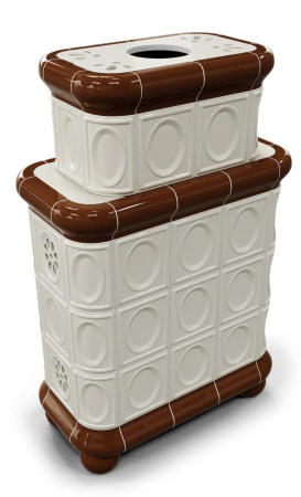 Печь камин КимрПечь Медальон Центральный Двухъярусный Шоколад Печь камин КимрПечь Медальон Центральный Двухъярусный Шоколад