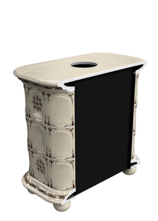 Печь камин КимрПечь Прованс Пристенный Звери с топкой Ладья 600