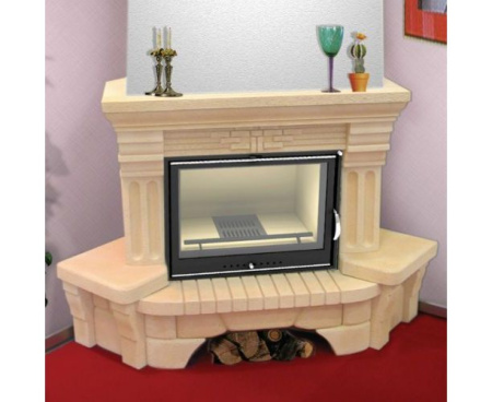 Камин Мета Октава с топкой Эльба АКВА 700Ш