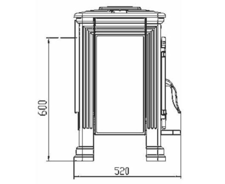 Печь Plamen TENA N эмалированная
