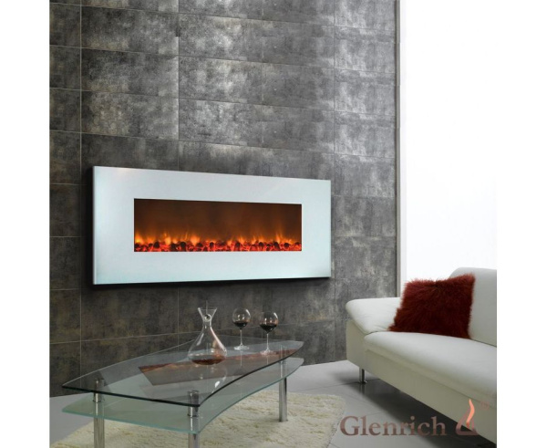 Камин ГЛЕНРИЧ (Glenrich) GENIUS 100 белый Камин ГЛЕНРИЧ (Glenrich) GENIUS 100 белый