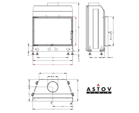 Топка Астов (Astov) М 700 Б