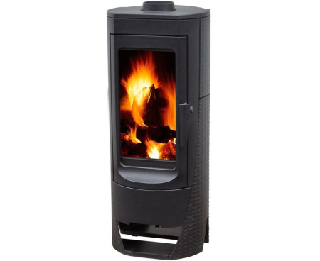 Печь Plamen NERA, эмалированная, черная